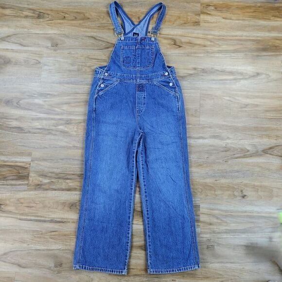 🔸️Vintage Gap Blue Denim Overalls XSmall - Picture 2 of 11